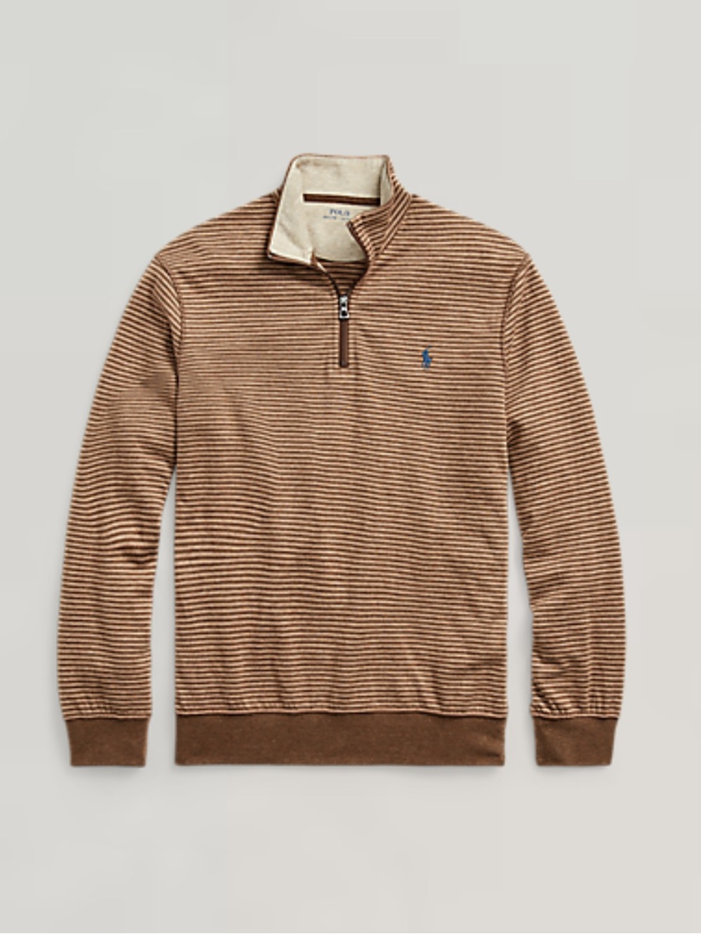 Polo Ralph Lauren Striped Jersey Quarter-zip Pullover